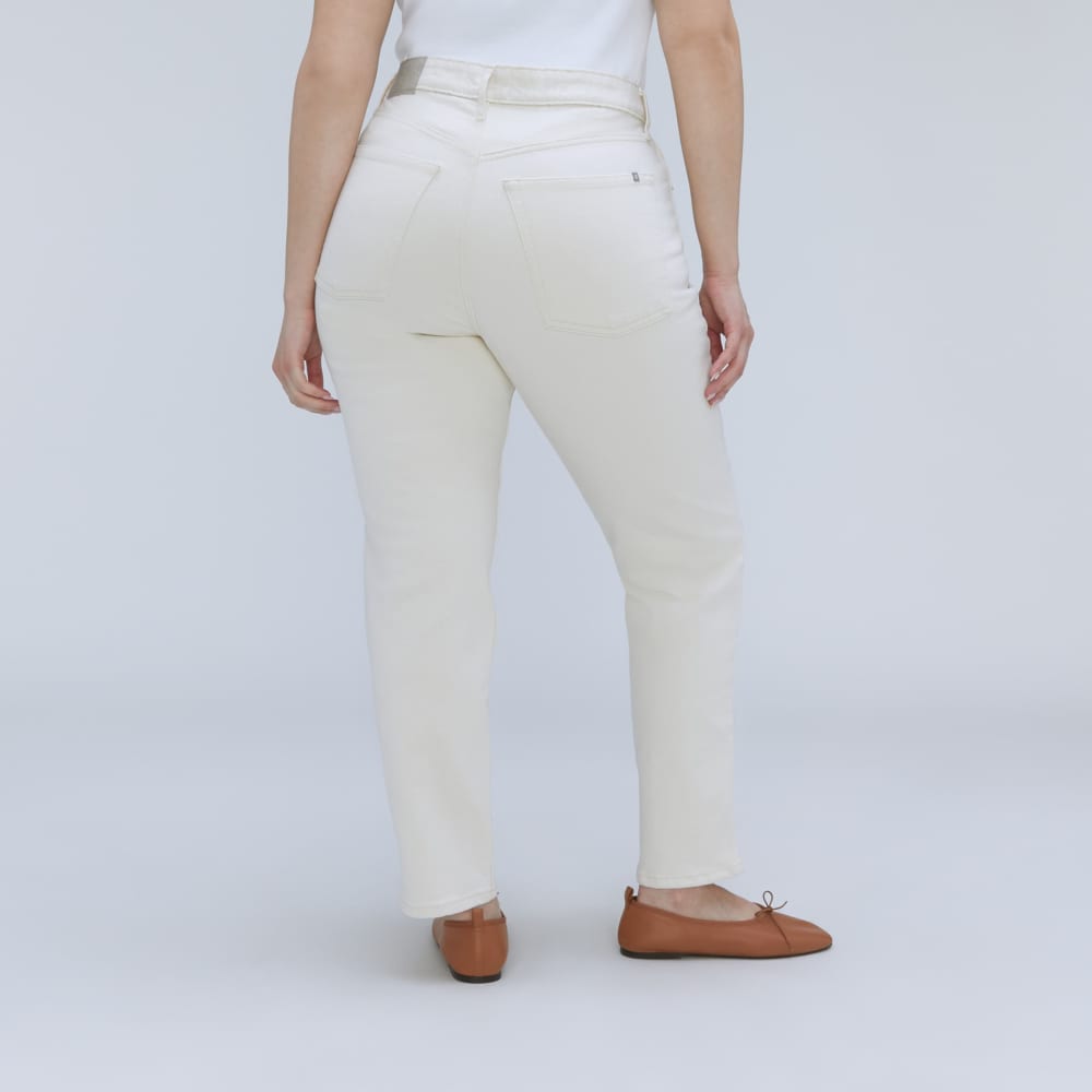 The Cheeky Hourglass Jean | Ecru | 26.5 Inseam - Image 5