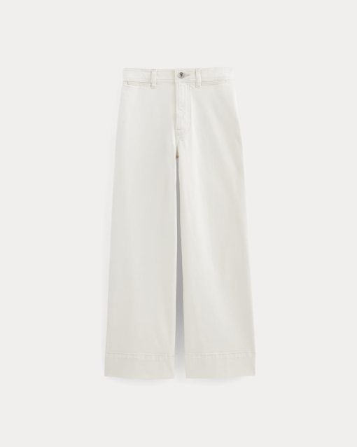 Alternative view of The Mariner Cropped Jean | Calico Ecru