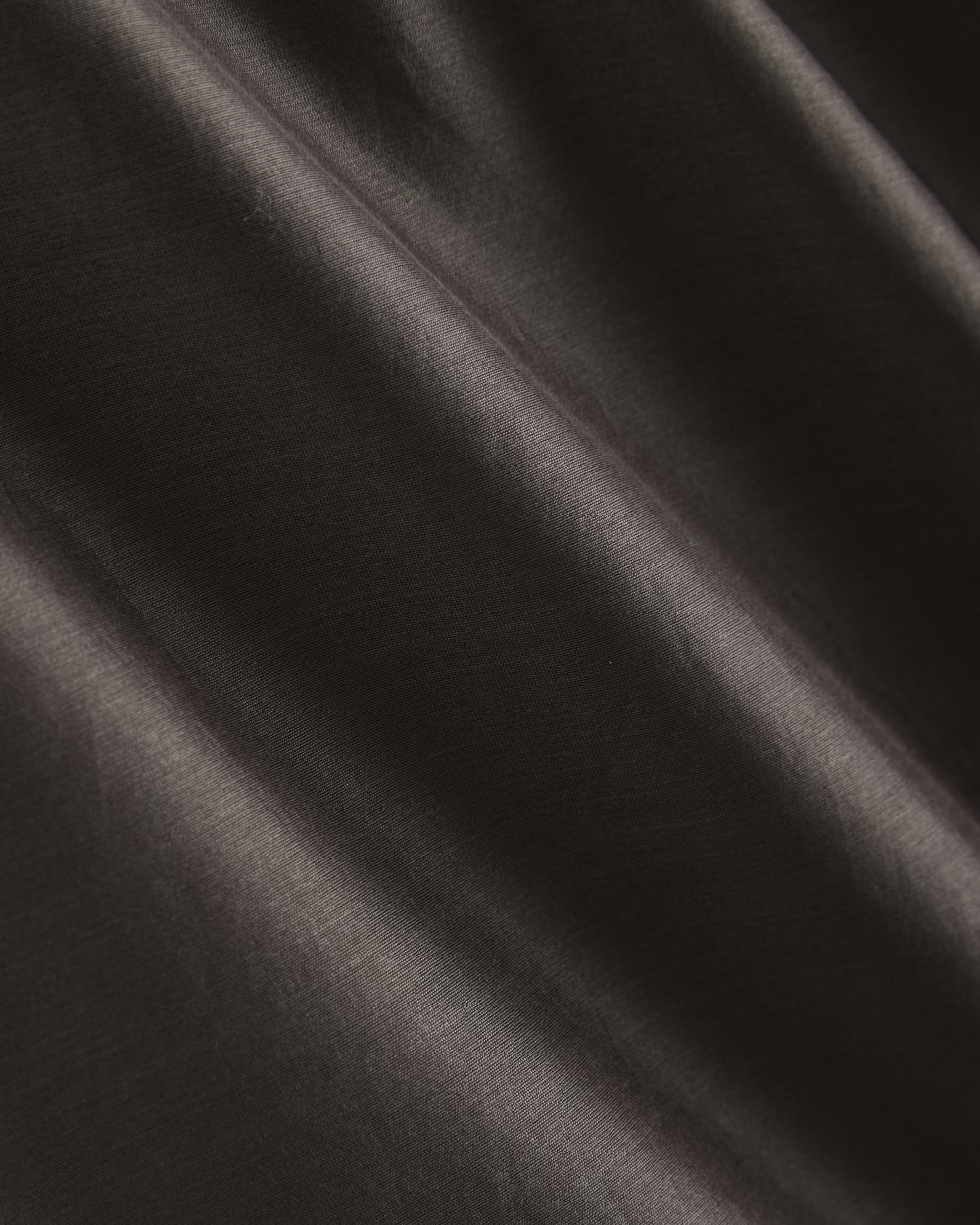 Midi Skirt in Cotton-Silk Organza | Dark Chocolate - Image 6