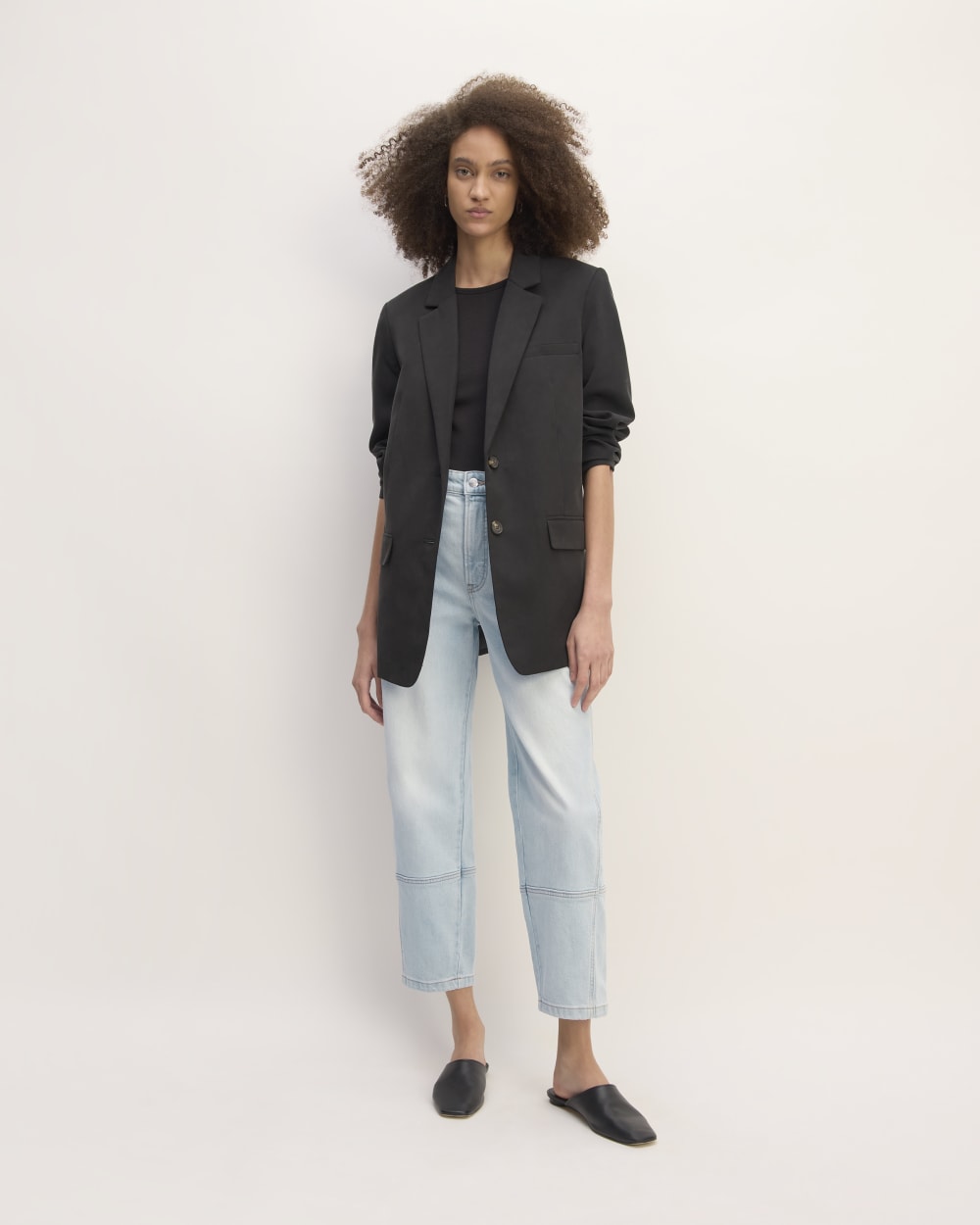 The Utility Barrel Jean | Fog | Regular