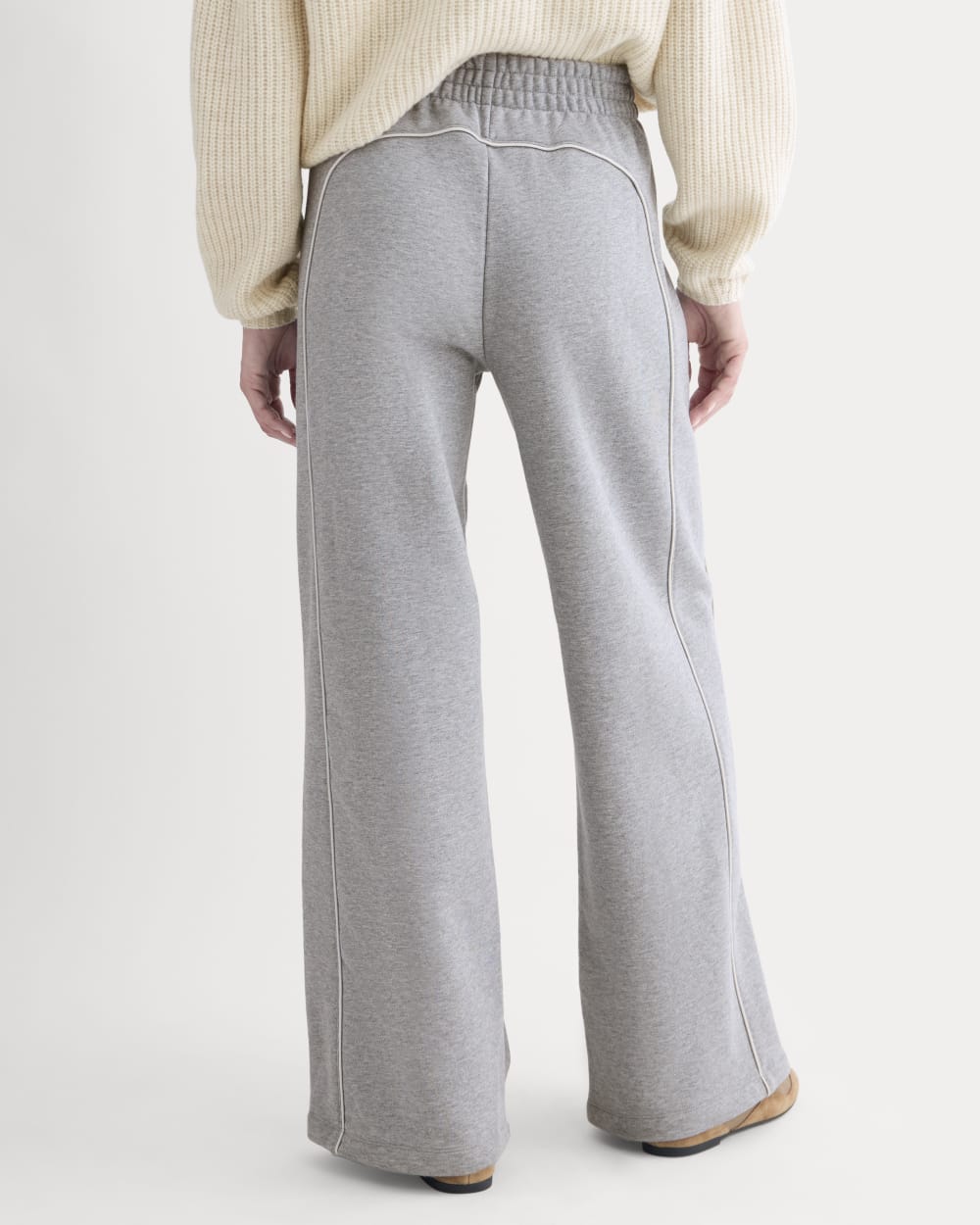 Luxe Fleece Track Pant | Vintage Heather Grey - Image 5