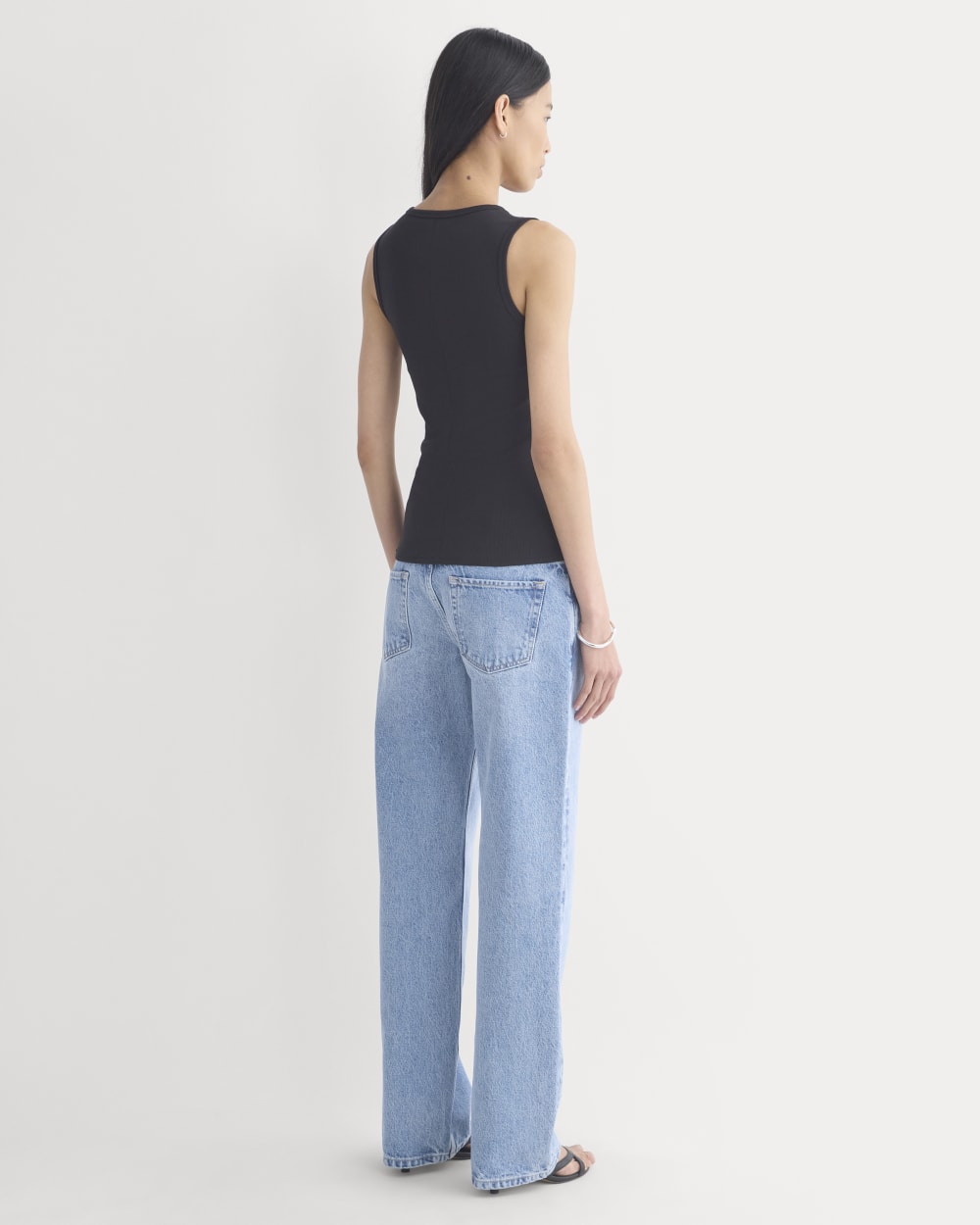 Luxe Rib Side Snap Tank | Black - Image 5