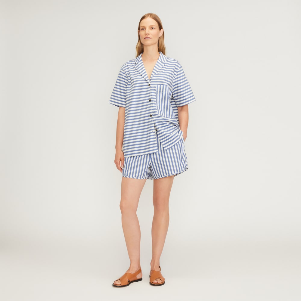 The Poplin Shirt | Mazarine Blue / Bone - Image 6
