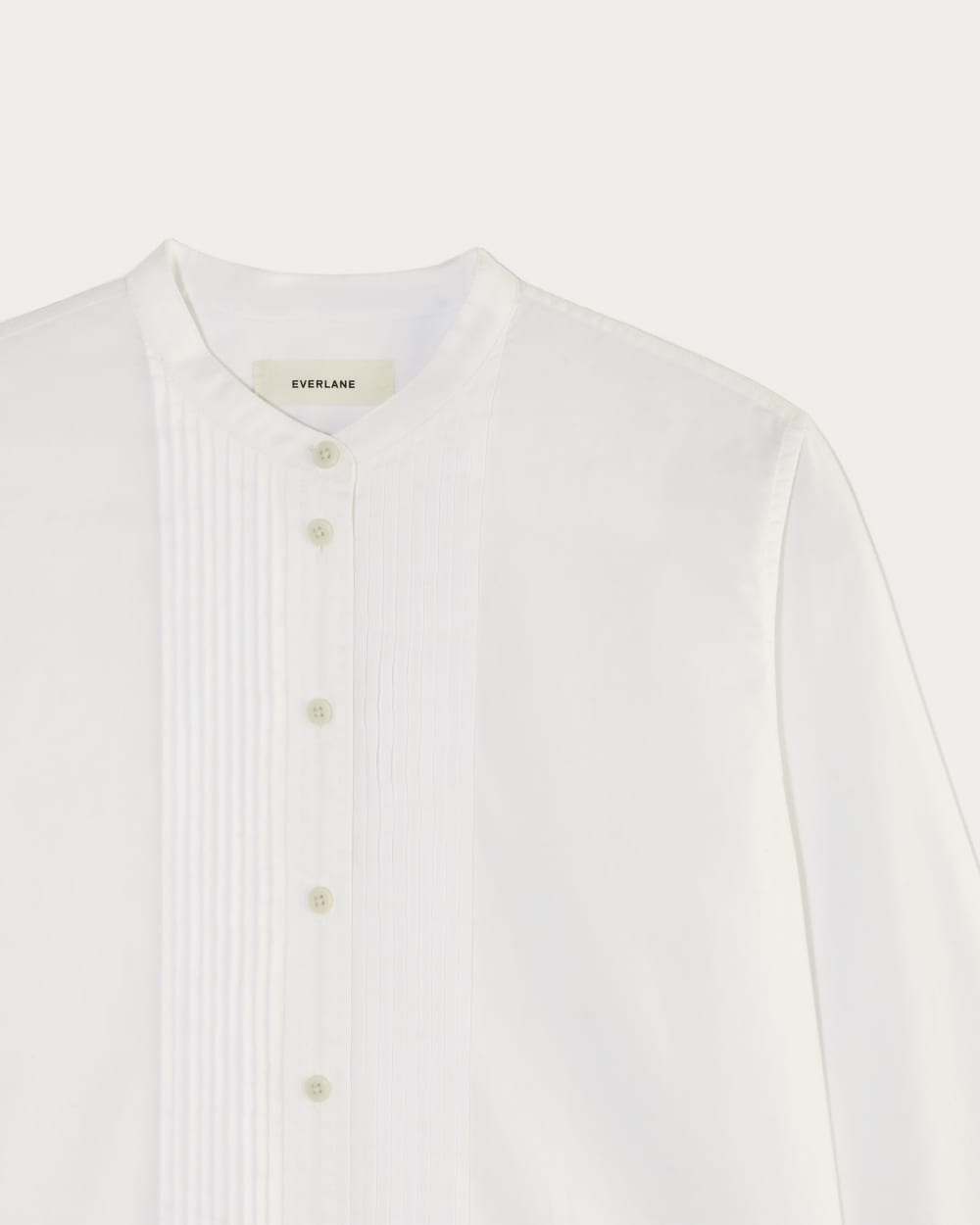 The Tuxedo Shirt in Silky Cotton | White - Image 6