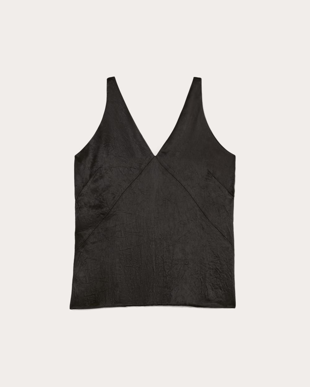 The Satin Tank | Black - Image 2