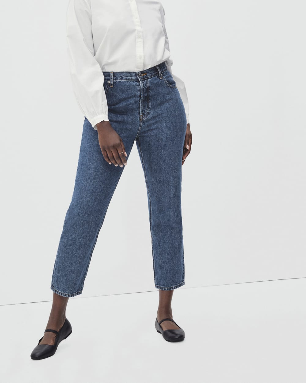 The '90s Cheeky Hourglass Jean | Medium Blue Wash | 28.5 Inseam - Image 3