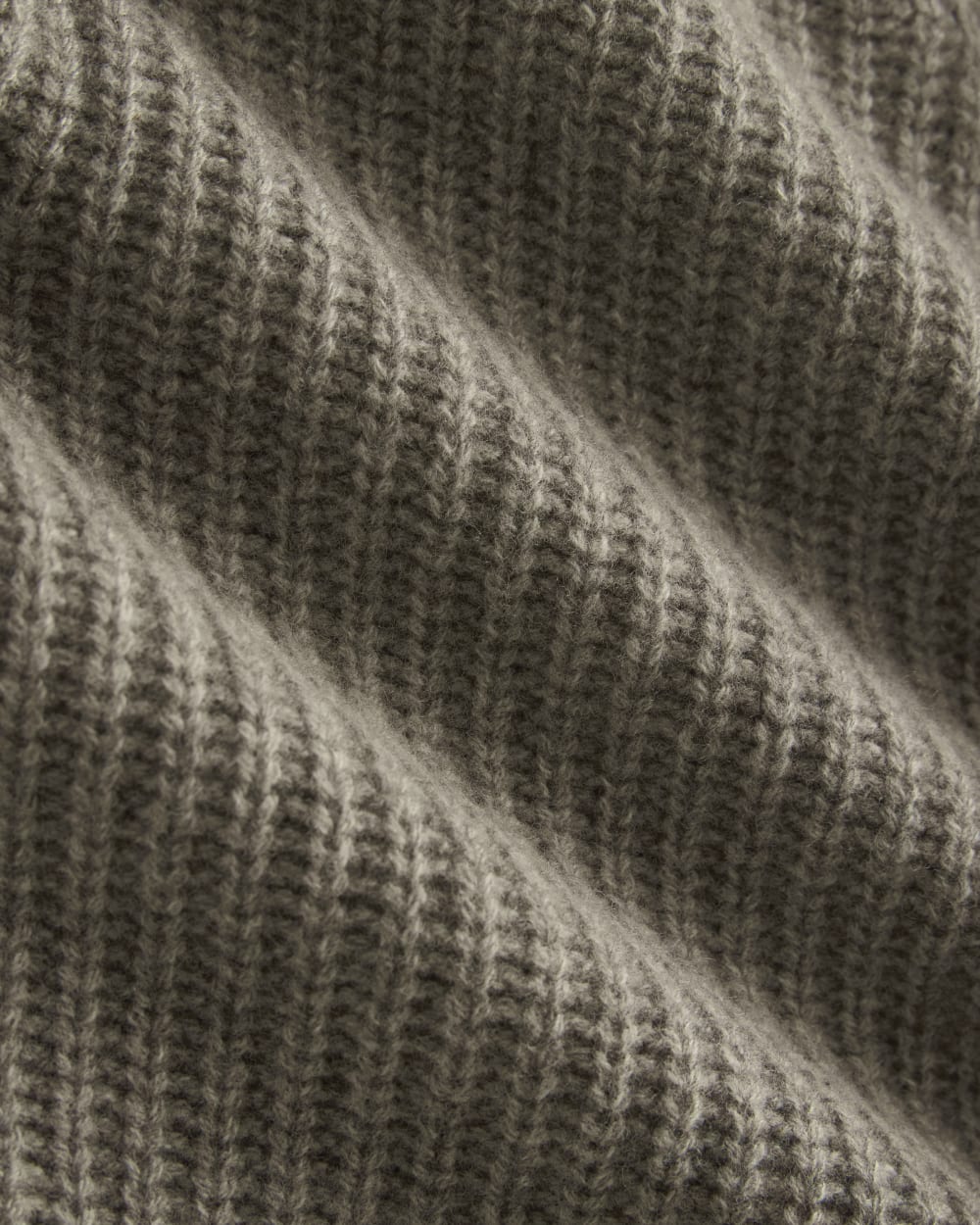 The Half-Zip Sweater in Luxe Merino | Heather Soft Taupe - Image 10