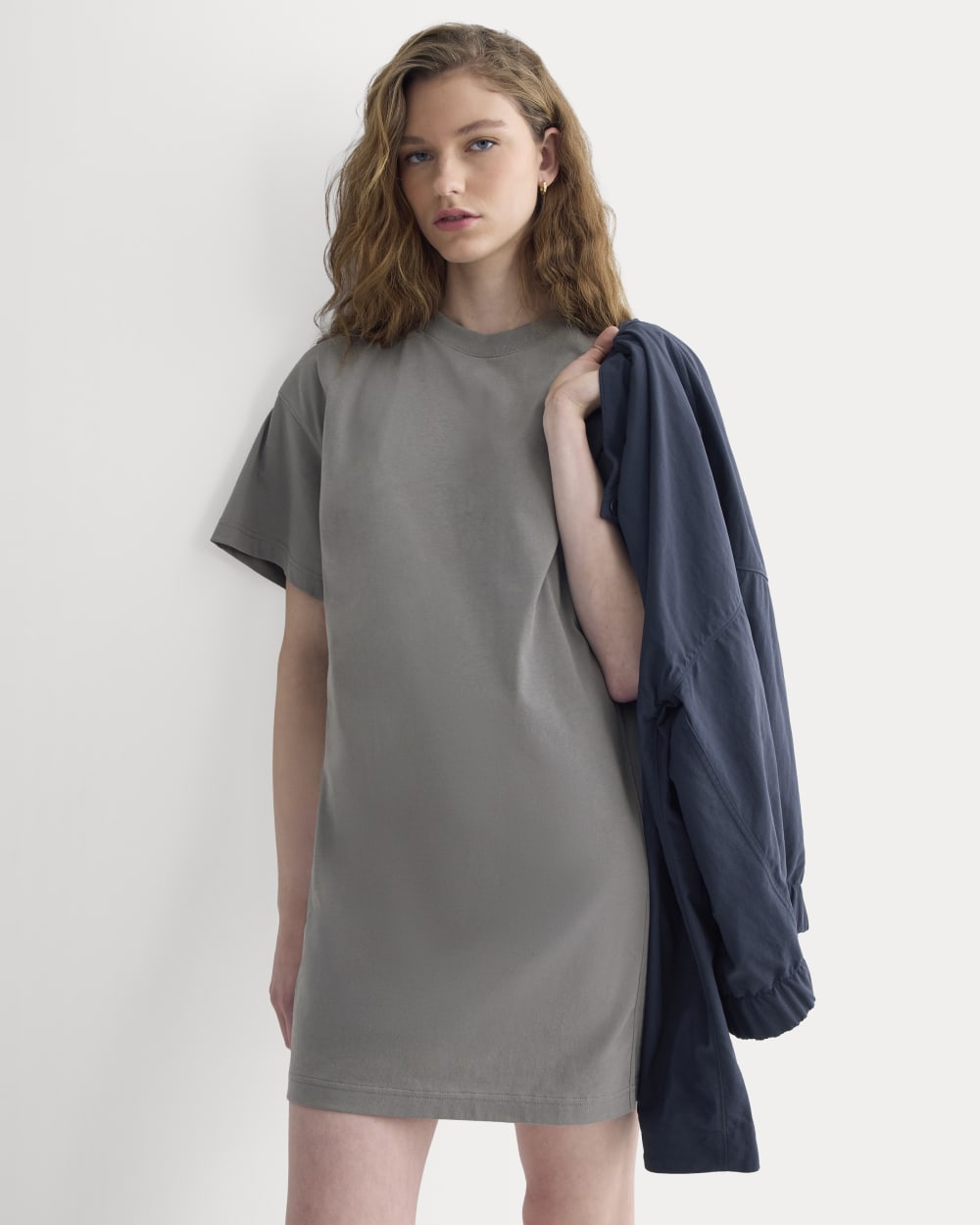 Weekend Tee Mini Dress | Charcoal Grey