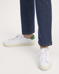 Alternative view of The Day Sneaker | White / Grass Green