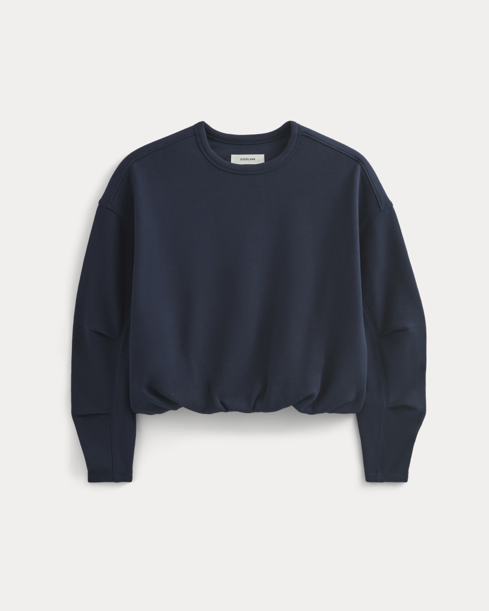 Lightweight Terry Bubble Sweatshirt | Navy - Image 2
