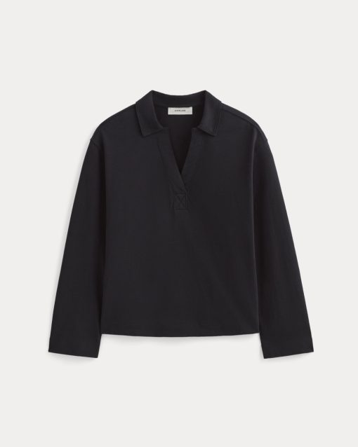 Alternative view of The Mariner Rugby Top | Black