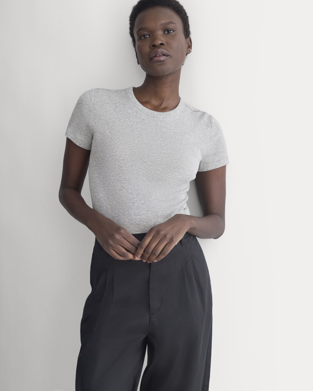 Tissue Short-Sleeve Crew | Heathered Grey - Image 4