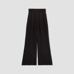 Alternative view of The Satin Pull-On Pant | Black