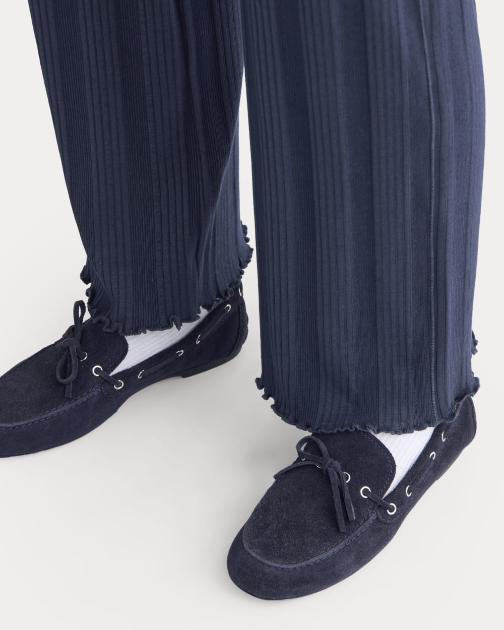 Lounge Rib Pant | Navy - Image 4