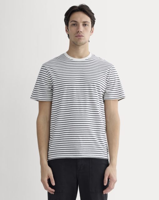 The Essential Organic Crew | Bone / Black