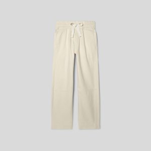 Alternative view of The Canvas Organic Cotton Pull-On Pant | Bone