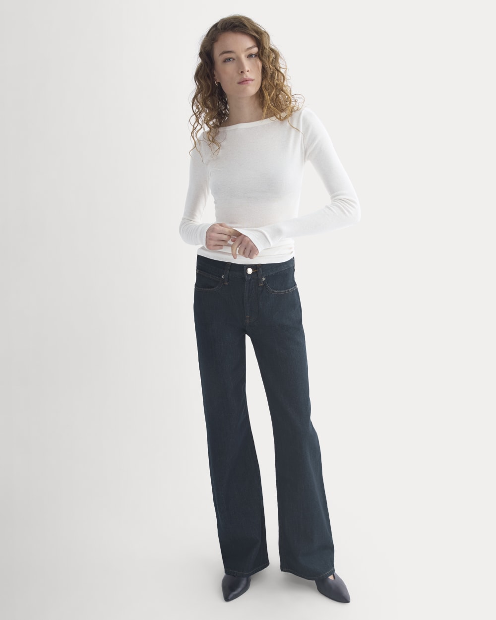 Tissue Boatneck Top | Bone - Image 3