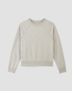 Alternative view of The Off-Duty Long-Sleeve Tee | Pale Heather Grey