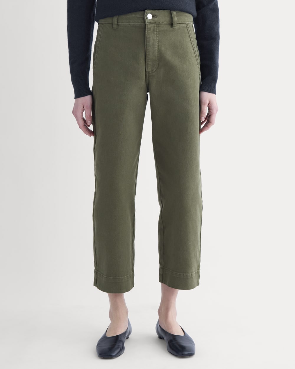 The Utility Straight-Leg Pant | Olive Night | 28.5 Inseam - Image 4