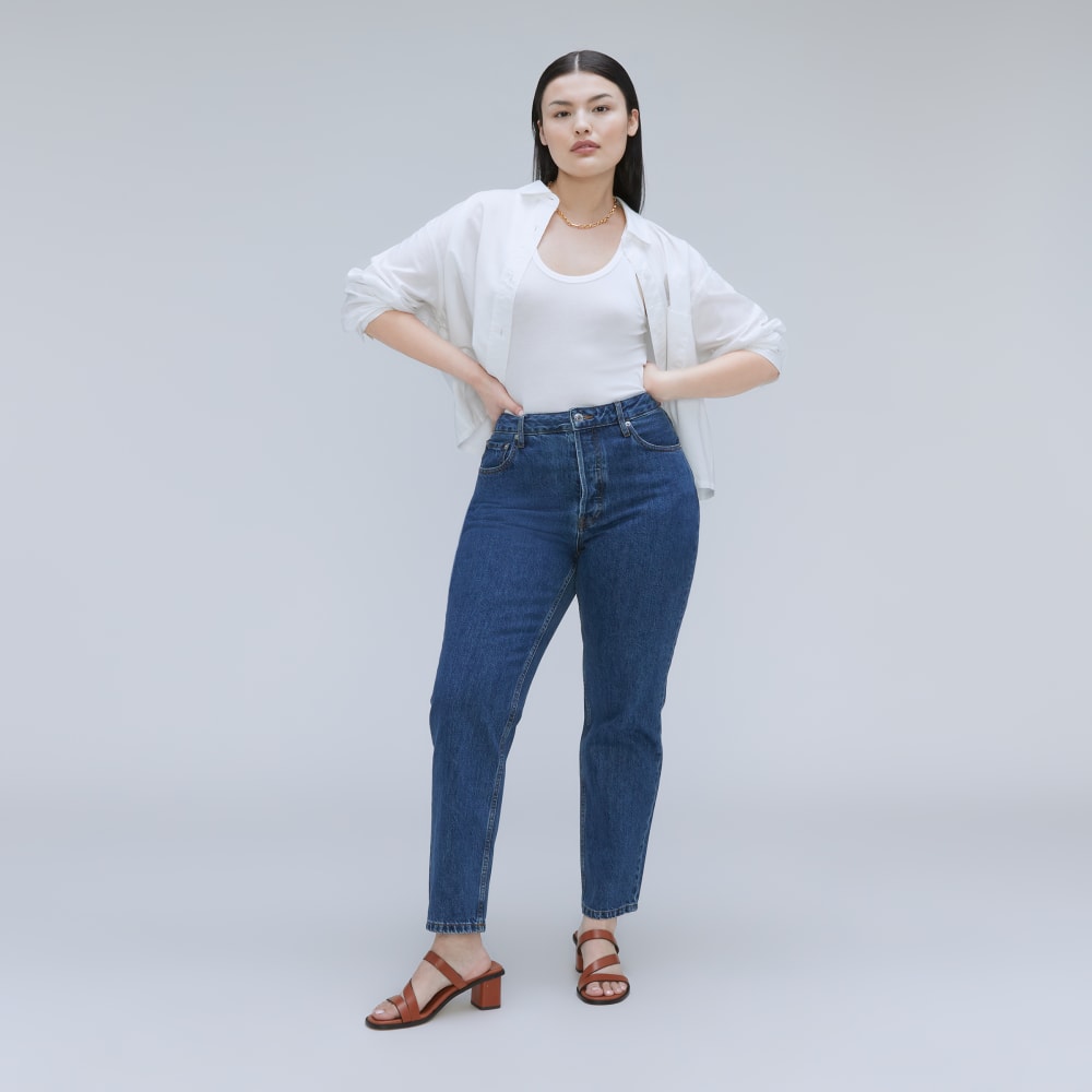 The '90s Cheeky Hourglass Jean | Deep Atlantic | 28.5 Inseam