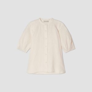 Alternative view of The Linen Puff Sleeve Shirt | Canvas