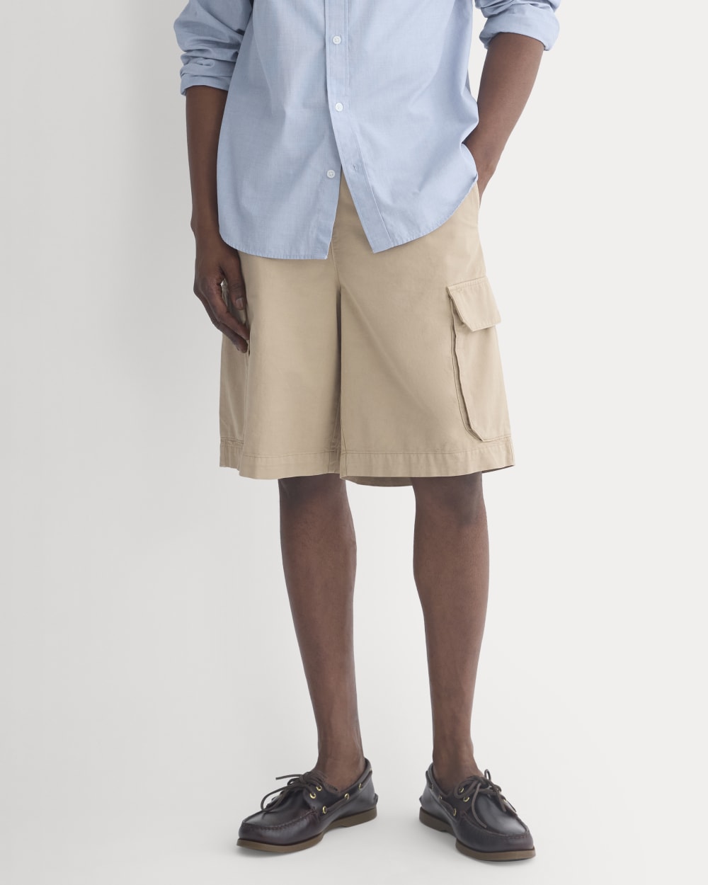 Pull-On Cargo Short | Trench Coat Khaki