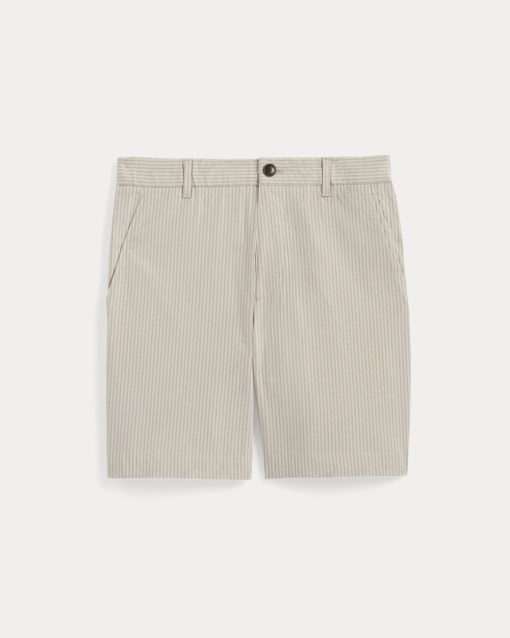Alternative view of The Seersucker Short | Trench Coat Khaki / Natural