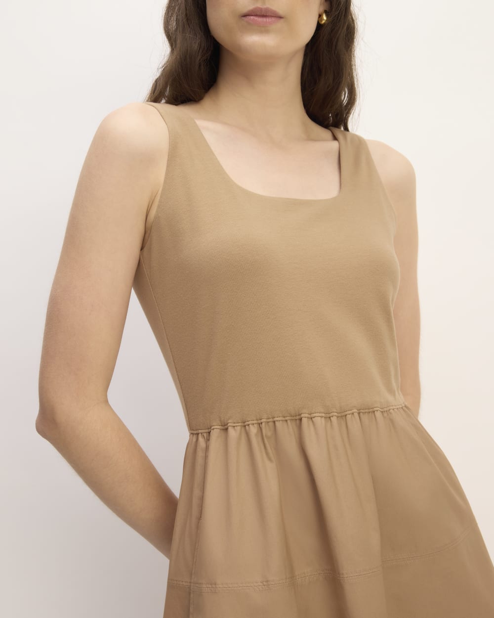 The Supima® Jersey Riviera Dress | Tiger's Eye - Image 4