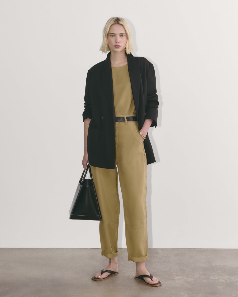 The Relaxed Tee in Buttersoft | Fennel Seed - Image 4