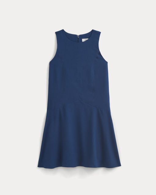 Alternative view of Drop Waist Mini Dress | Estate Blue