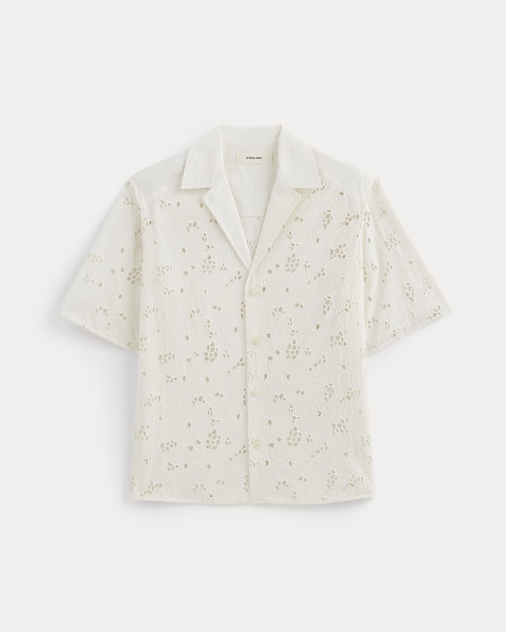 The Eyelet Camp Shirt | Bone - Image 2