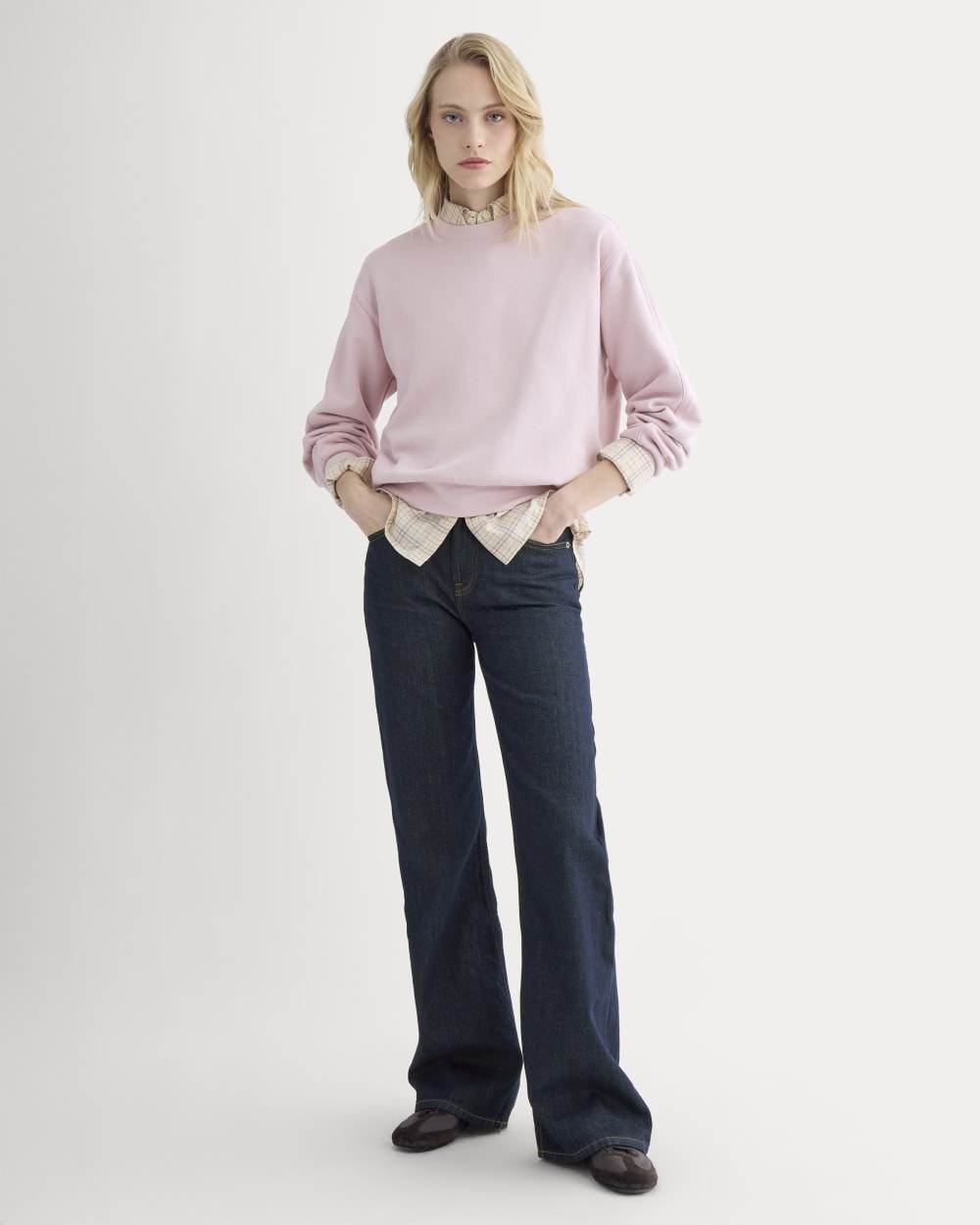 Lightweight Terry Blouson Crew | Burnished Lilac - Image 3