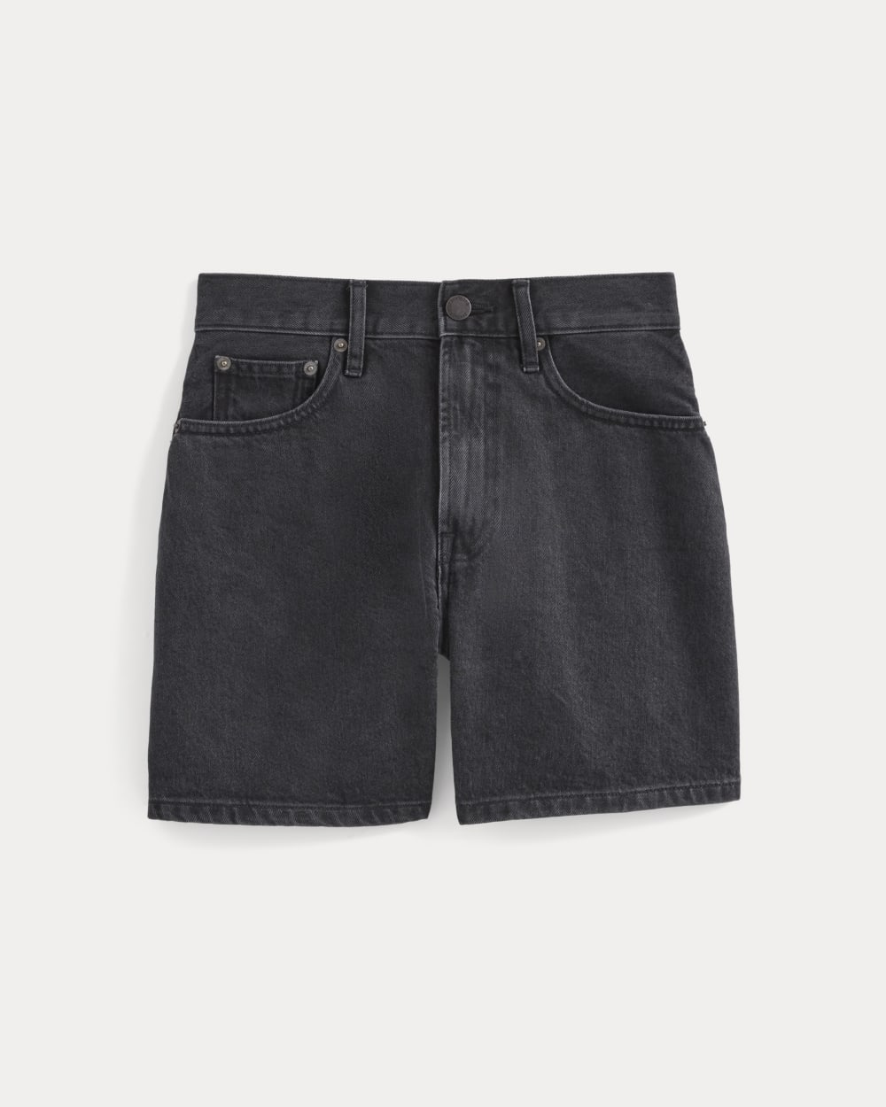 Way-High® A-Line Denim Short | Washed Black - Image 2