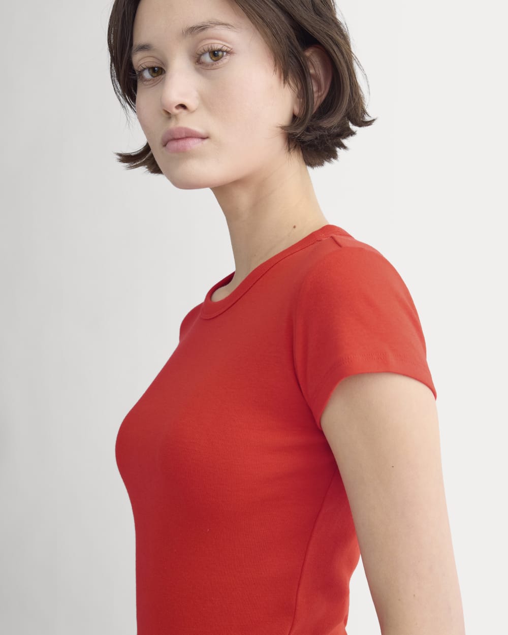 RetroSoft Cotton Crew | Fiery Red - Image 4