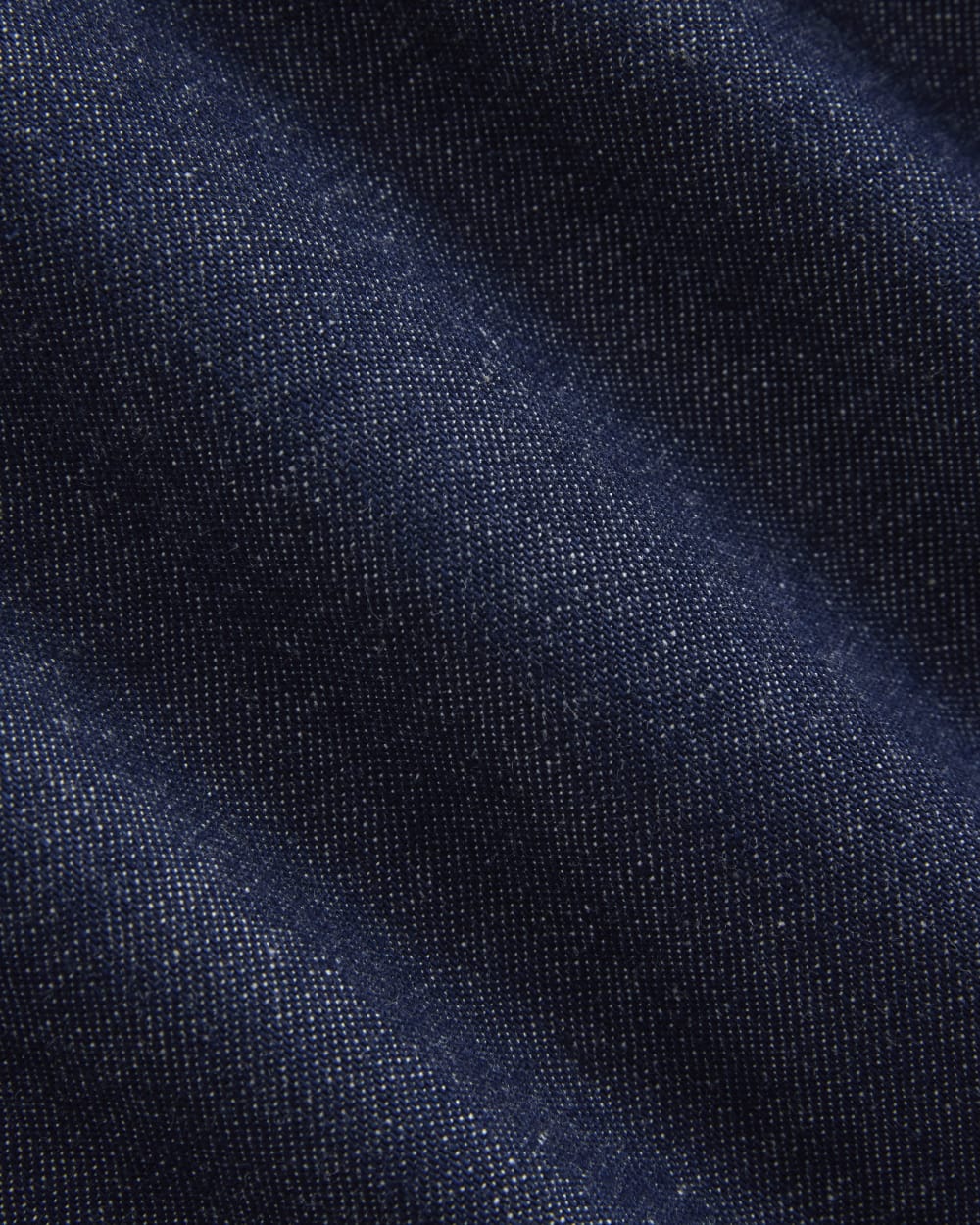Denim Short-Sleeve Dress | Dark Indigo Rinse - Image 6