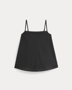 Alternative view of The Flowy Gauze Cami | Black
