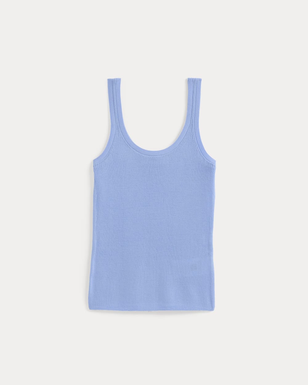 The Light Ribbed Cami in Ultrasoft Merino | Open Air Blue - Image 2