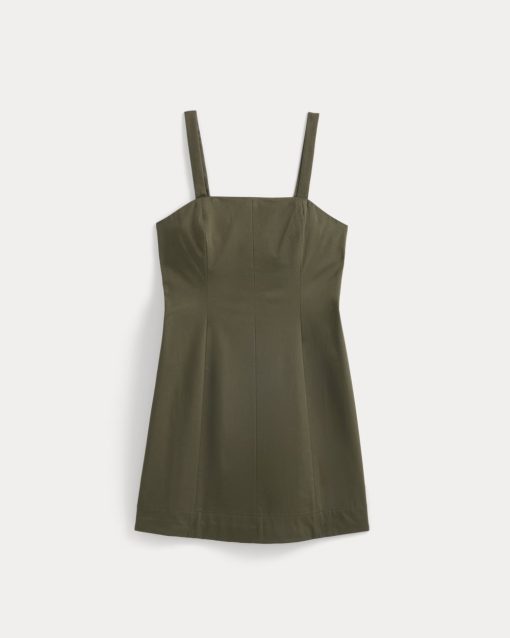 Alternative view of Seamed Mini Dress | Olive Night