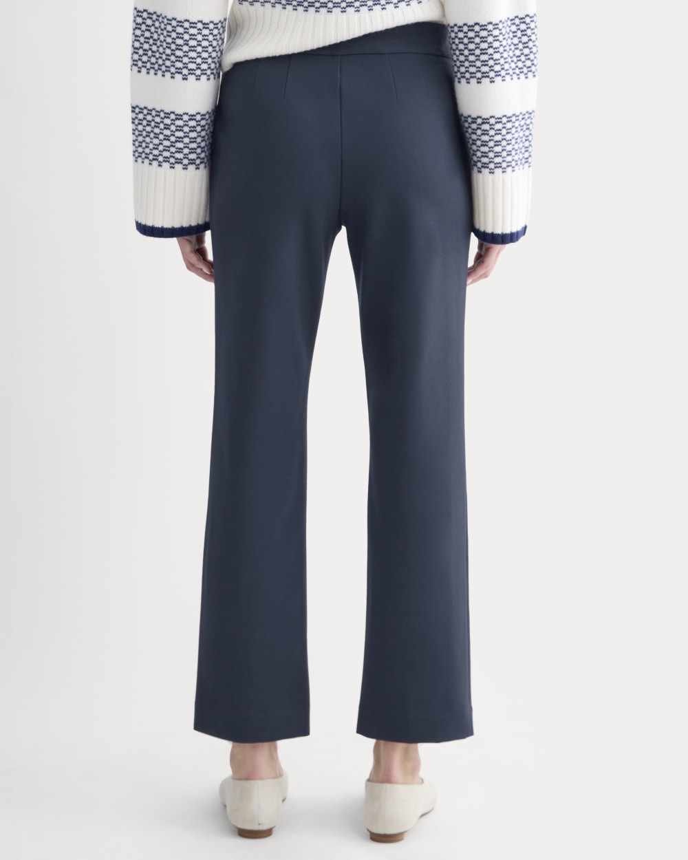 Slim Trouser in Ponte | Deep Navy - Image 5