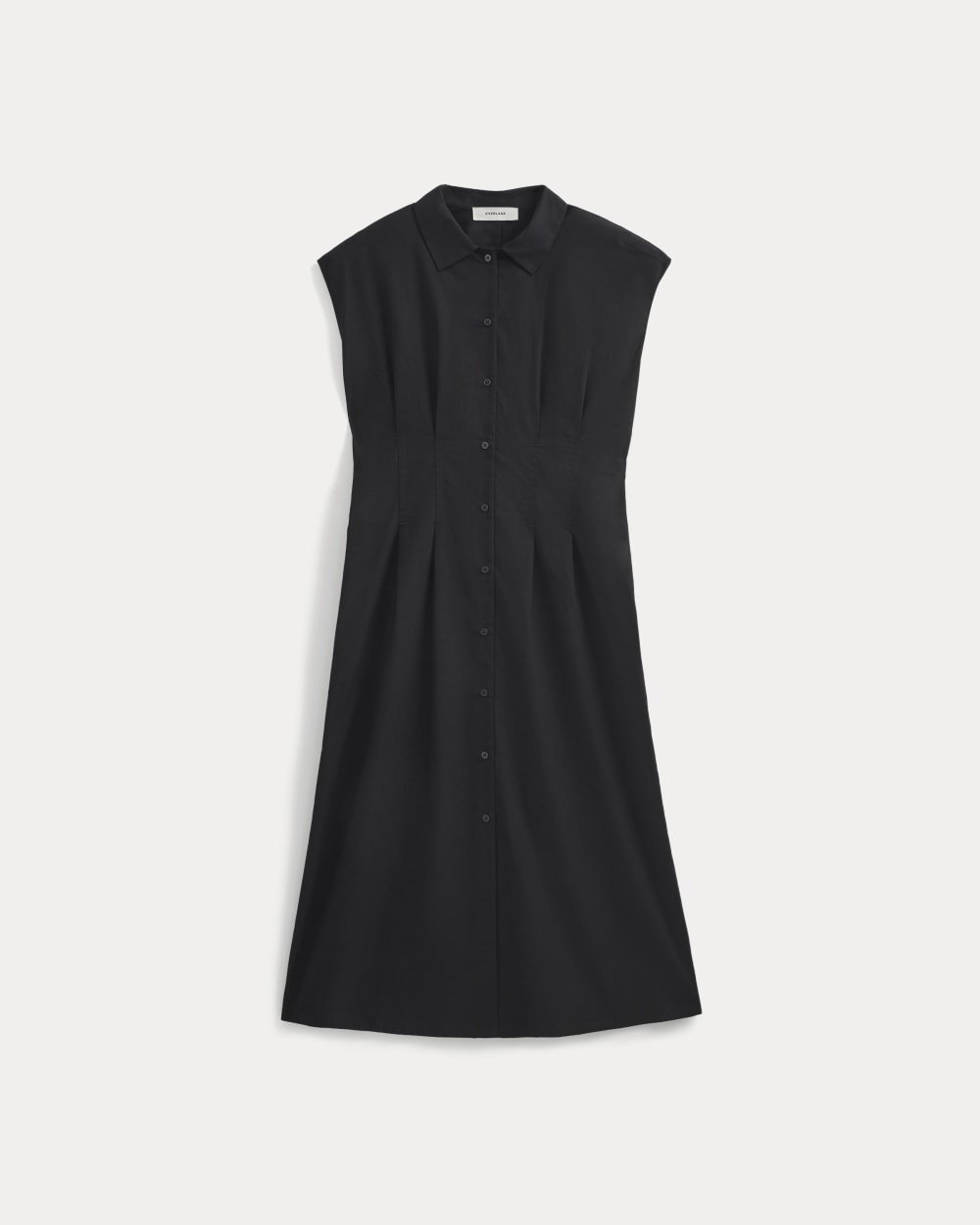 Muscle Shirtdress in Lightweight Cotton | Black - Image 2