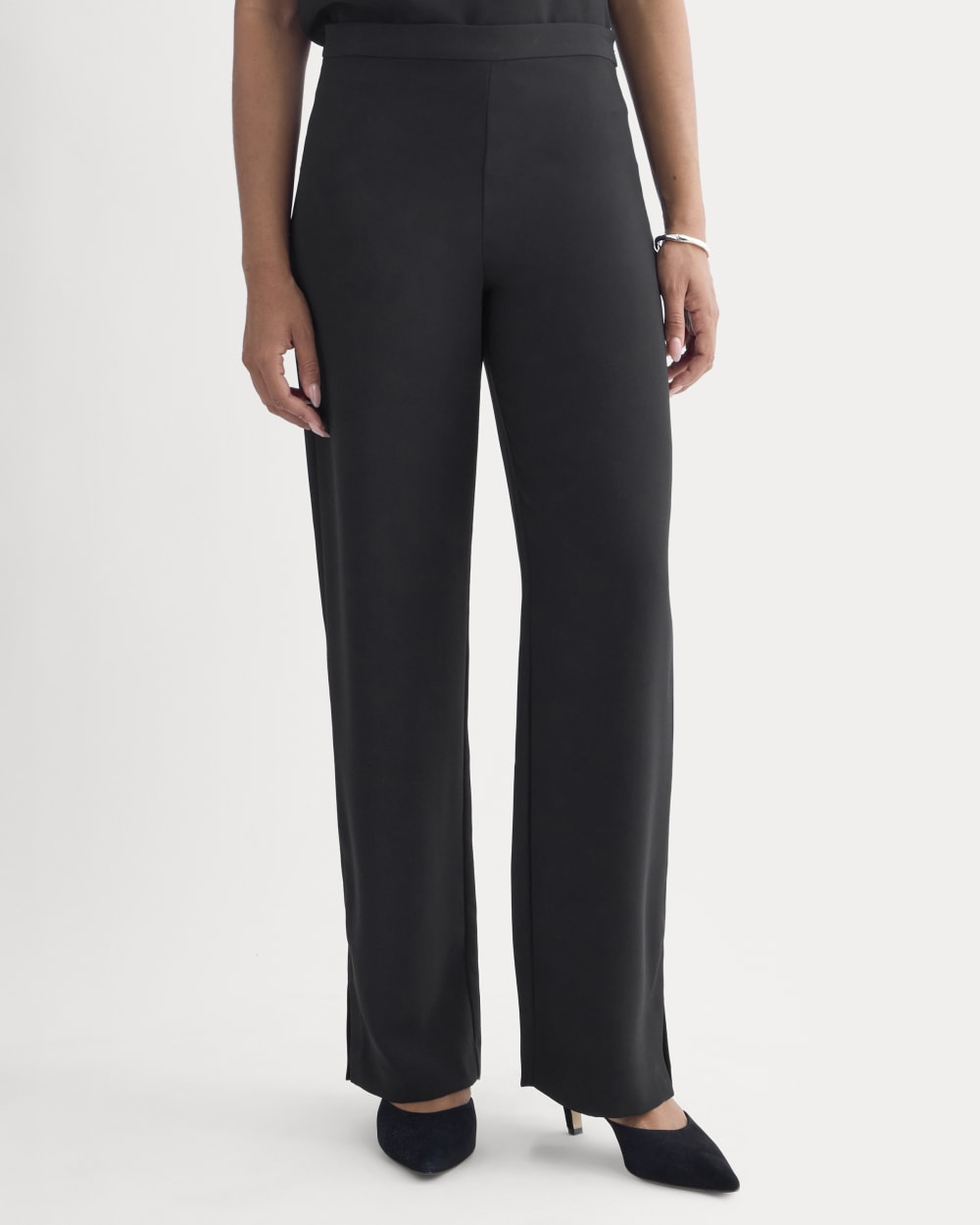 Drapey Crepe Pant | Black - Image 3