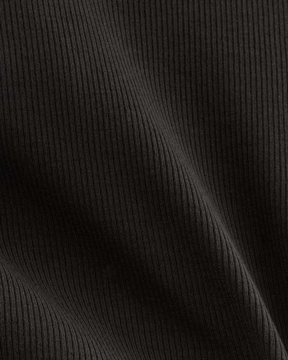 The Luxe Rib Crew | Black - Image 6