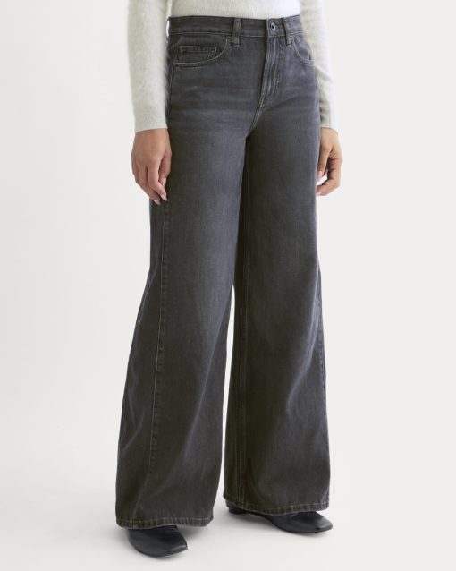 Alternative view of Paneled Ultra Wide-Leg Jean | Twilight
