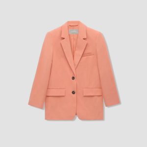 Alternative view of The Oversized Blazer in Buttersmooth | Tawny Pink