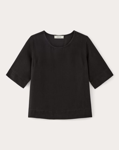 Alternative view of The Relaxed Tee in Buttersoft | Black