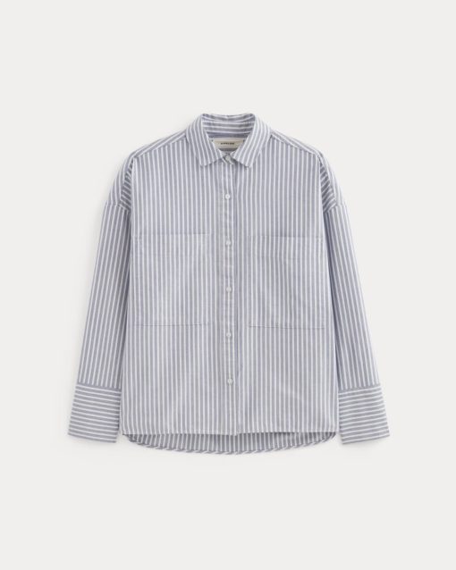Alternative view of The Boxy Oxford | Bone / Mazarine Blue