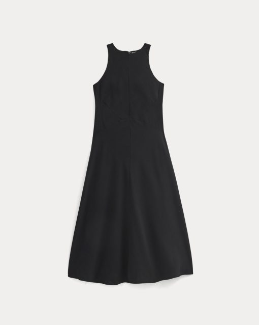 Alternative view of Sleeveless Seamed Dress | Black