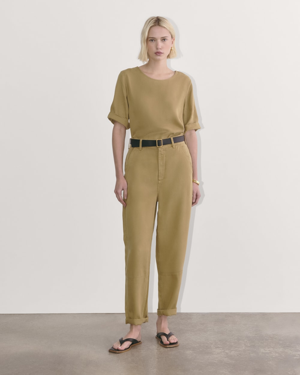 The Relaxed Tee in Buttersoft | Fennel Seed - Image 6