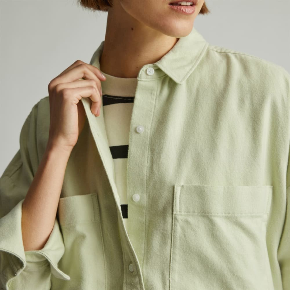 The Boxy Flannel | Seafoam Green - Image 4