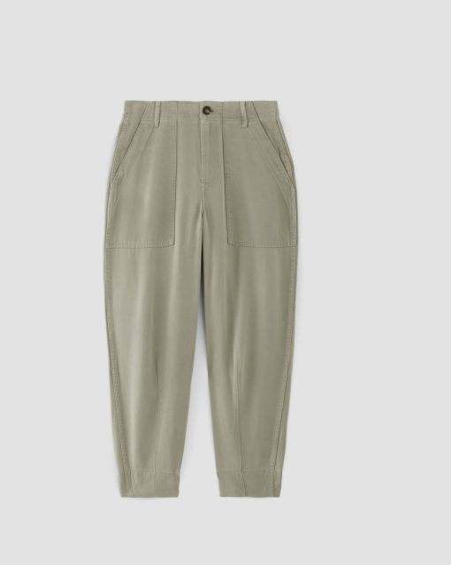 Alternative view of The Utility Pant in Buttersoft | Sage Green